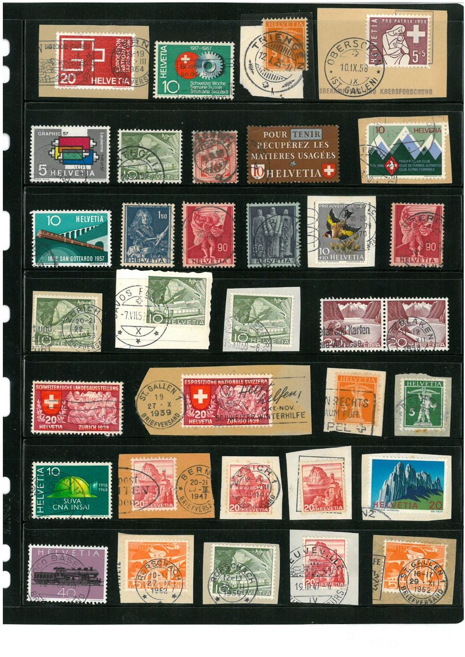 Tous les timbres: Briefmarken Schweiz – D'occasion à Oberuzwil par Nero9242 3