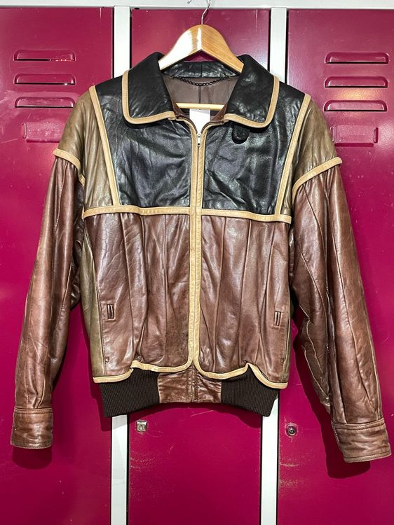 ジャケット・アウター 70s GIORGIO ARMANI leather jacket VINTAGE 70s GIORGIO ARMANI LEATHER JACKET SZ: S/M (Gebraucht
