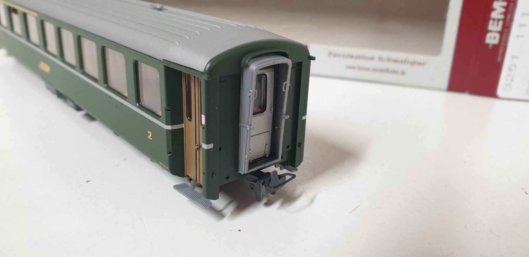 Bemo Modellini di ferrovie: Bemo RhB Mitteleinsiegswagen 3283 115 – Nuovo (secondo la descrizione) da Neuenhof venduto da ludovicco 3