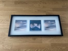 Wandbild mit Wüstenmotiv, Dreiteiler