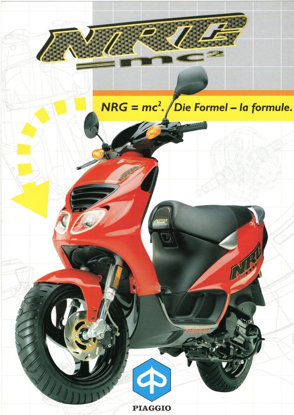 Piaggio Scooter: Piaggio NRG Roller - Originalprospekt im Topzustand – Usato da Malans GR venduto da Chueche427
