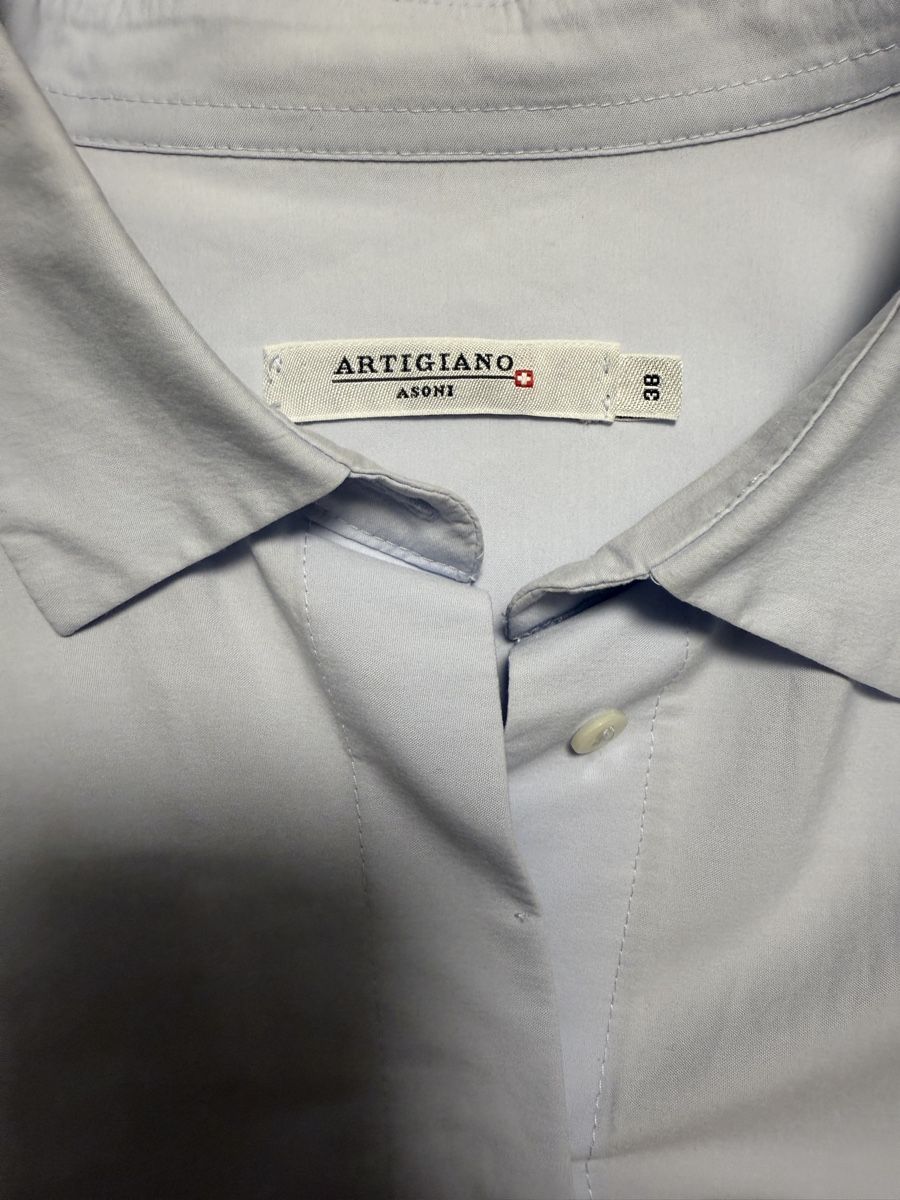 Camicette: Edle Baumwollbluse von Artigiano / Gr.38/40 – Usato da Biel/Bienne venduto da fabuena 1
