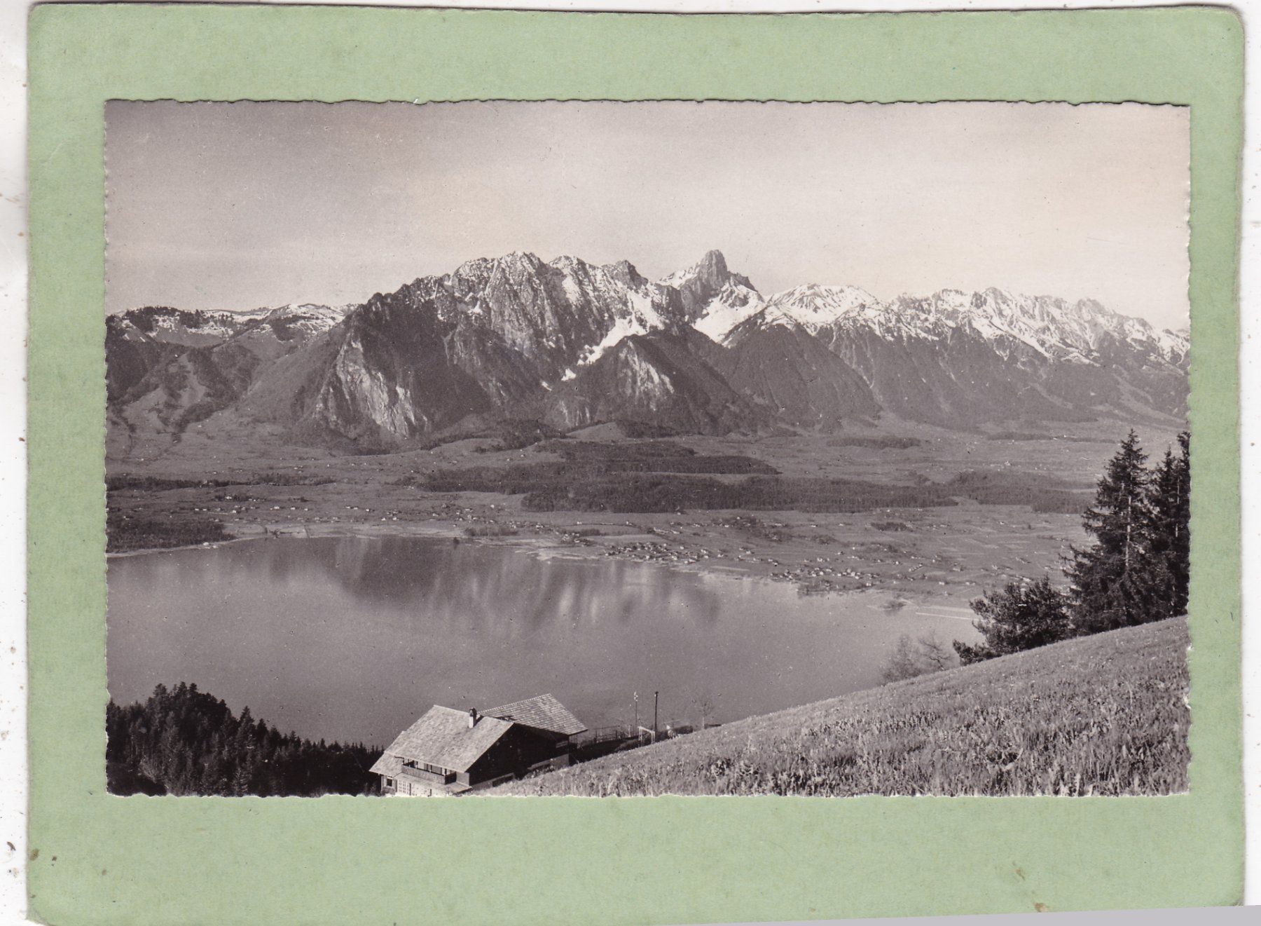Ansichtskarten: Pension Sonneg  Haltenegg ob Thun 1950 – Gebraucht aus Herisau von Lisegrat2008