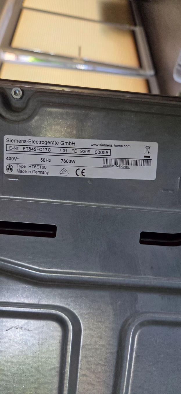 Siemens Cucine: Kochfeld Siemens ET845FC17C – Usato da Bilten venduto da max_b257 4