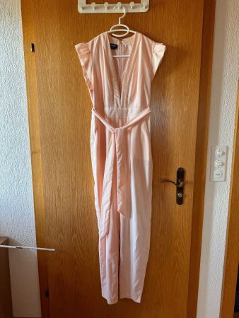 Schöner Overall Jumpsuit Gr. 36 mit Bindegürtel