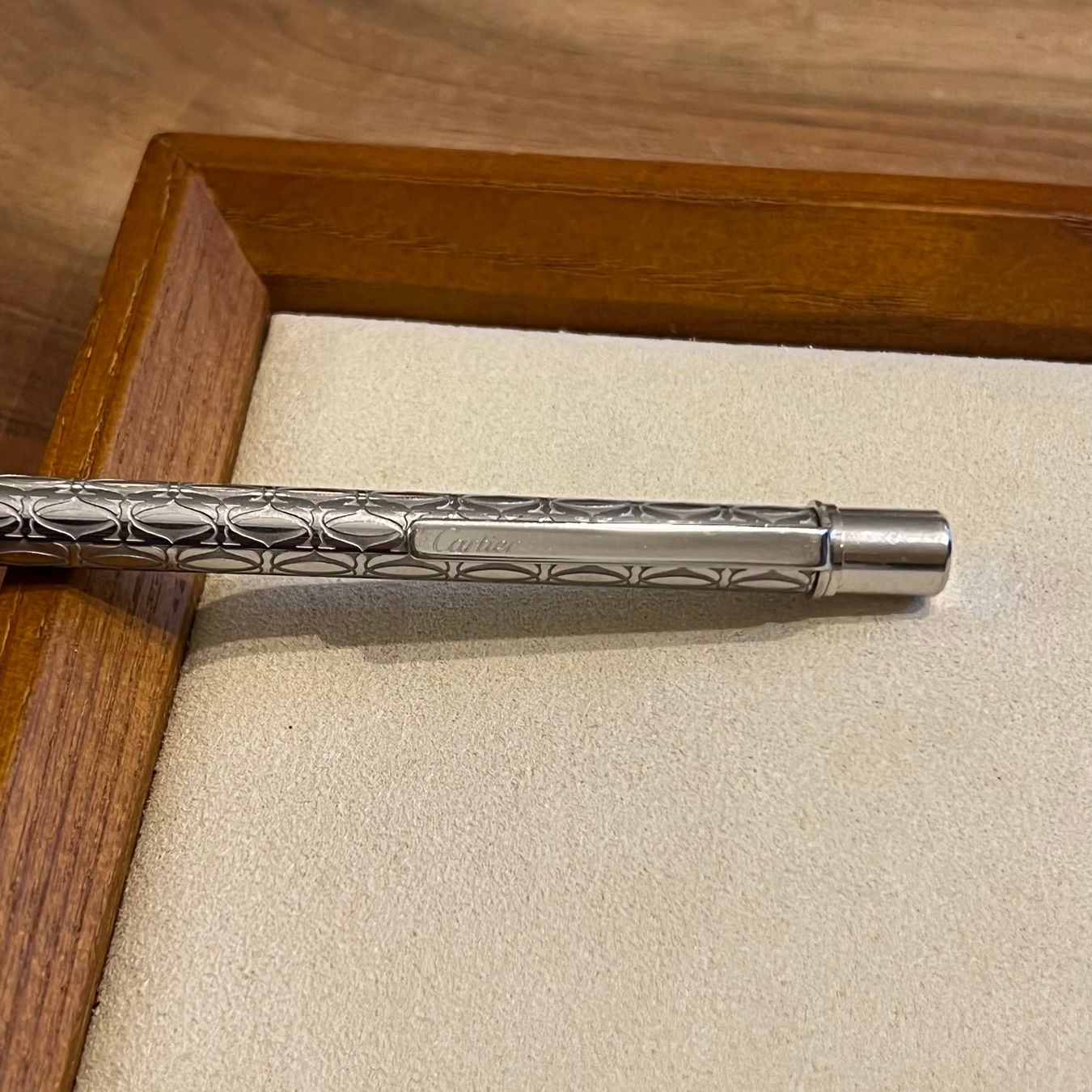 Cartier Penna & Evidenziatori: Silver Cartier pen – Usato da Carouge GE venduto da Watchaser 2