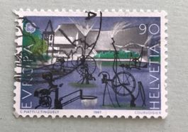 Nr.749 mit Stempel  Europa – Moderne Architektur 1987  