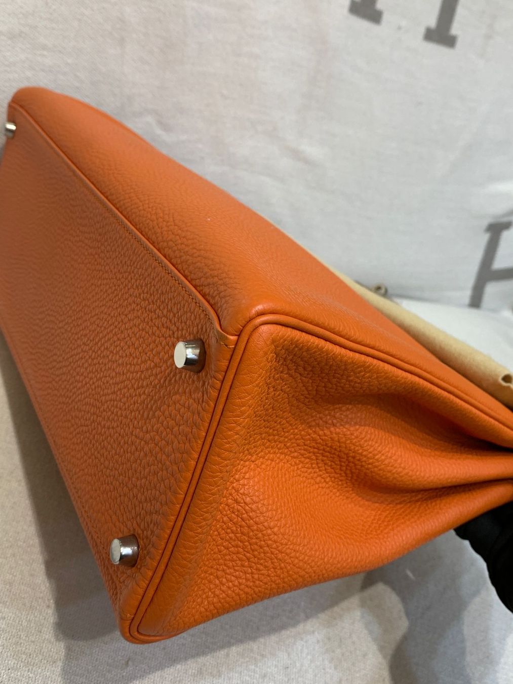 Hermès Taschen für Damen: Hermes Kelly35 Orange Togo Phw K – Gebraucht aus Zürich von RoastedCocoNut 6