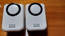 2 x D-Link DHP-302 Powerline Adapterr