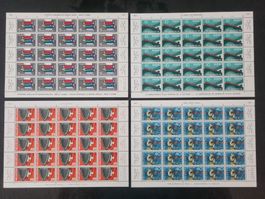 1957 : Serie Nr. 328 - 321 im Bogen ** - KP 250.--