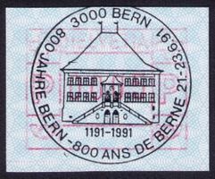 ATM 7Ax_Sonder-VO 3000 BERN_800 JAHRE BERN_21.-23.6.91 !