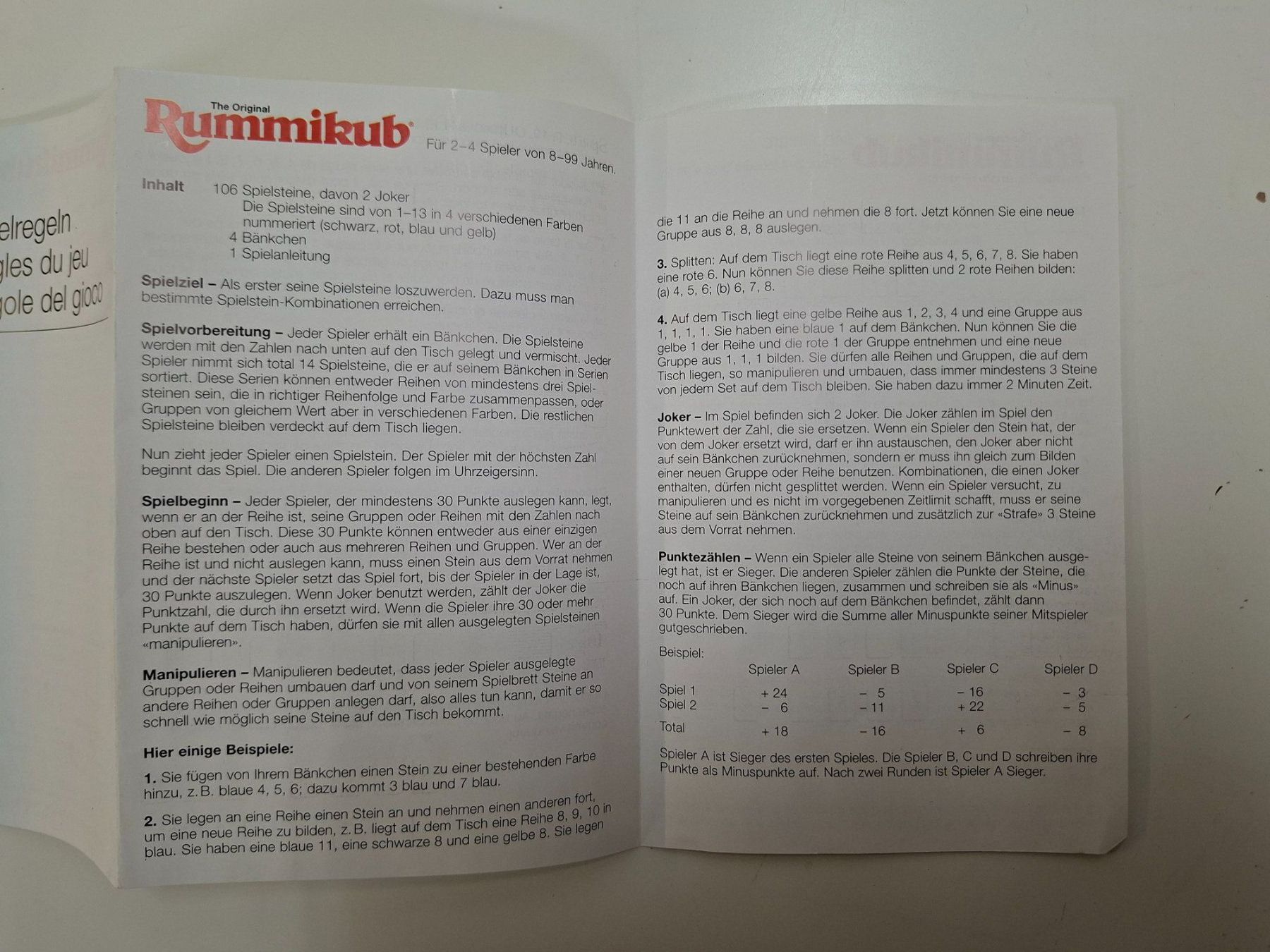 Carlit Spiele: The Original Rummikub – Gebraucht aus Wettingen von Wendemarket 3