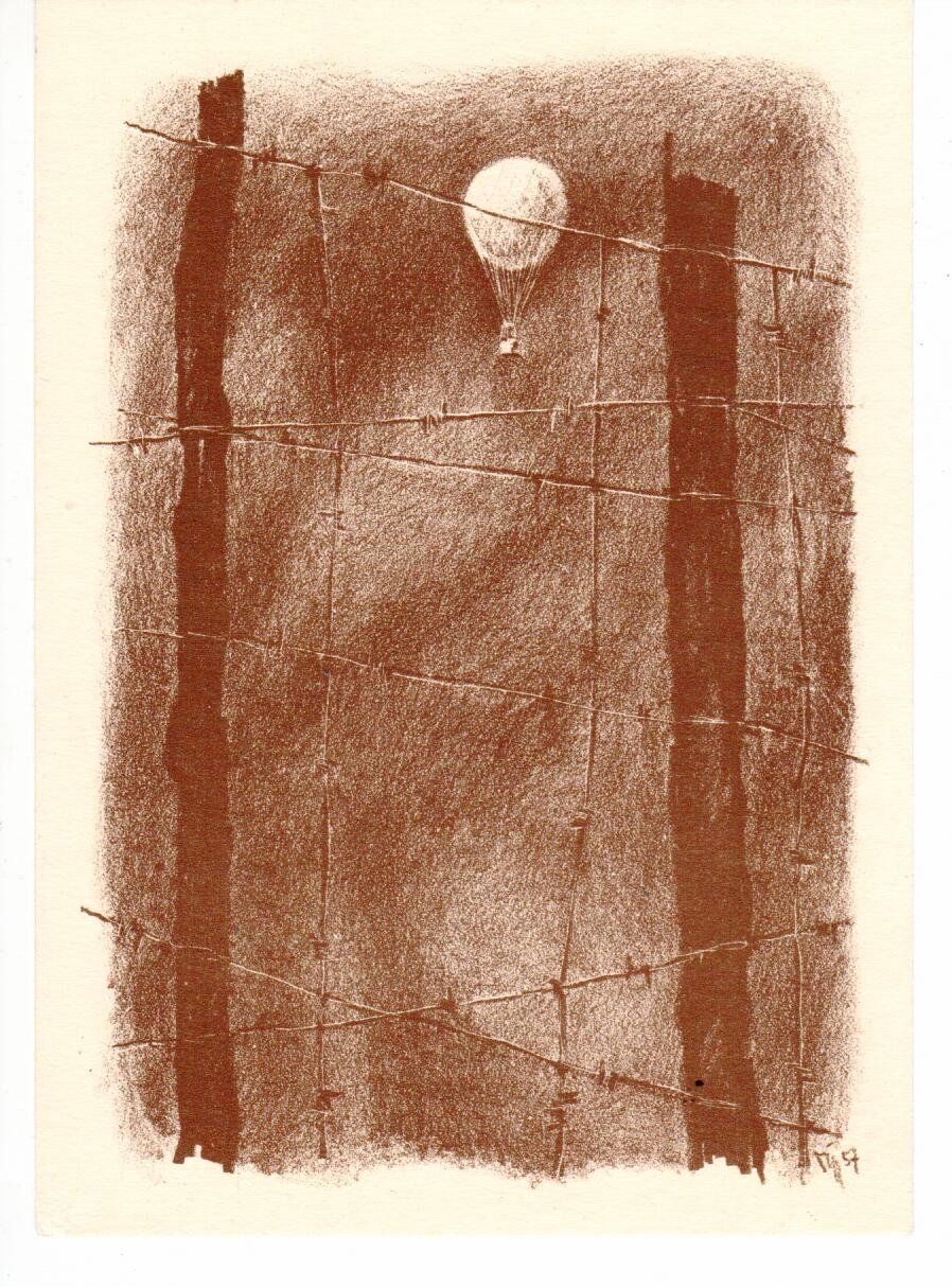 Cartes postales: Ballonpostkarte 1957 – D'occasion à Wolhusen par Curver9