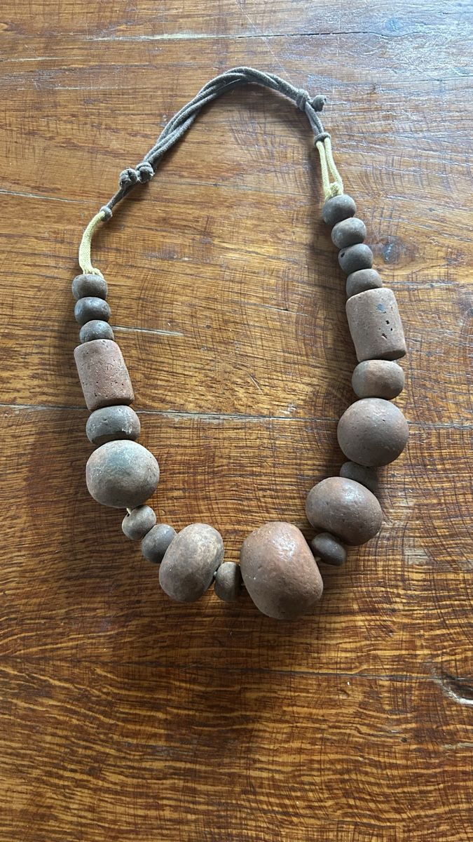 Catenine: Halskette Afrika Tonperlen – Usato da Riedholz venduto da Frettchen63 1