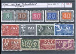 1945 "PAX - Waffenstillstand", ** postfrisch