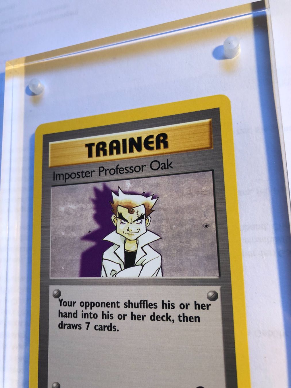 Carte collezionabili: Imposter Professor Oak (rare) base set2 - MINT - ab 1.- – Usato da Giubiasco venduto da dan_pr8b 3