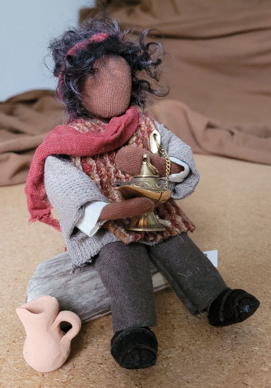 Statuette: Schwarzenberger Krippenfiguren Hirt / Knabe ca. 19cm N17 – Nuovo (secondo la descrizione) da Abtwil SG venduto da Roebi250 2