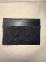 Porte-cartes Gucci noir motif GG