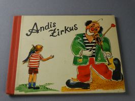 antikes Bilderbuch Andis Zirkus Kinderbuch Kinderbilderbuch