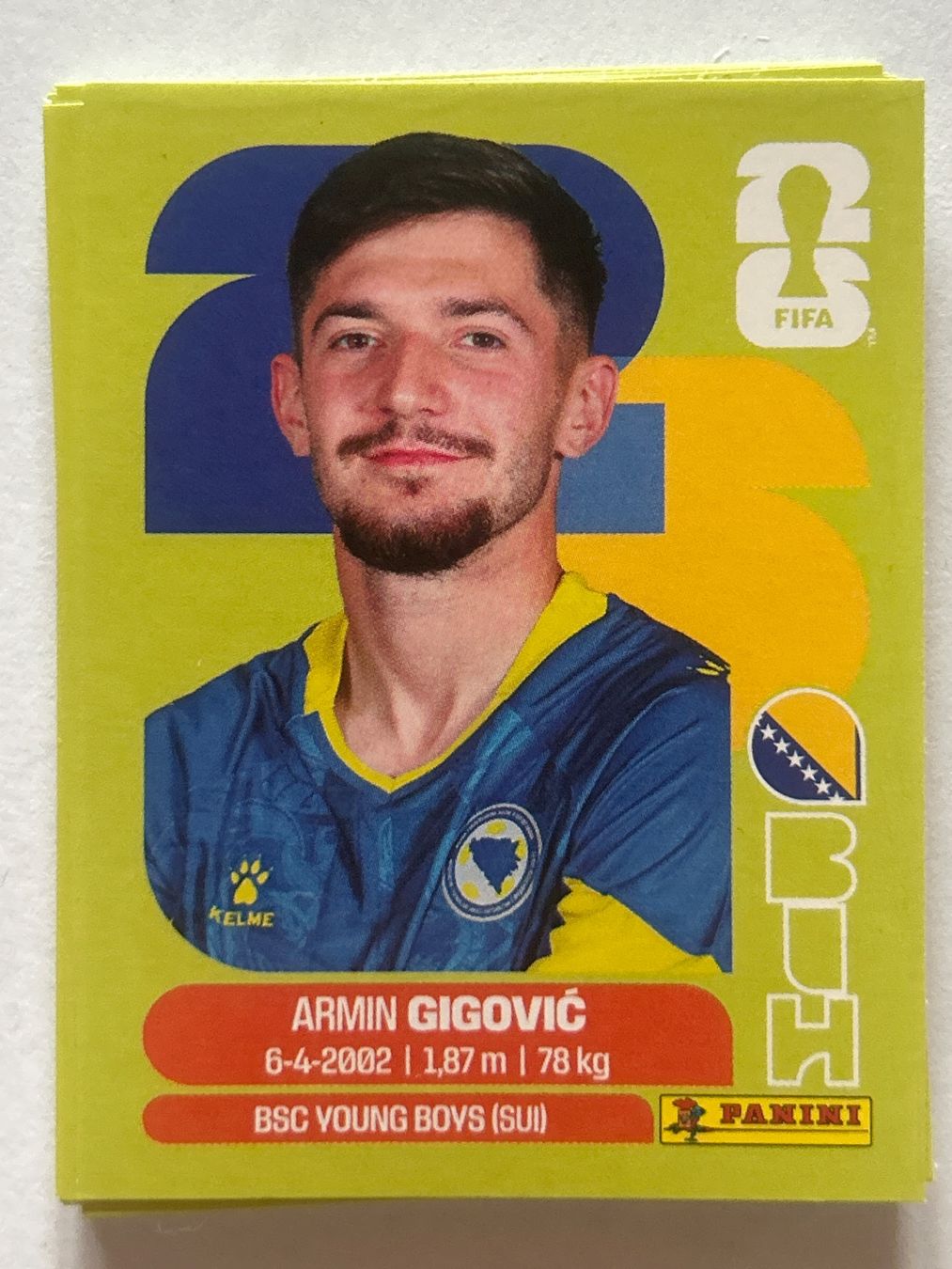 Panini Carte collezionabili: Panini WM 2026 Sticker - Gigovic BIH 10 – Nuovo (secondo la descrizione) da Troistorrents venduto da sim_d75d