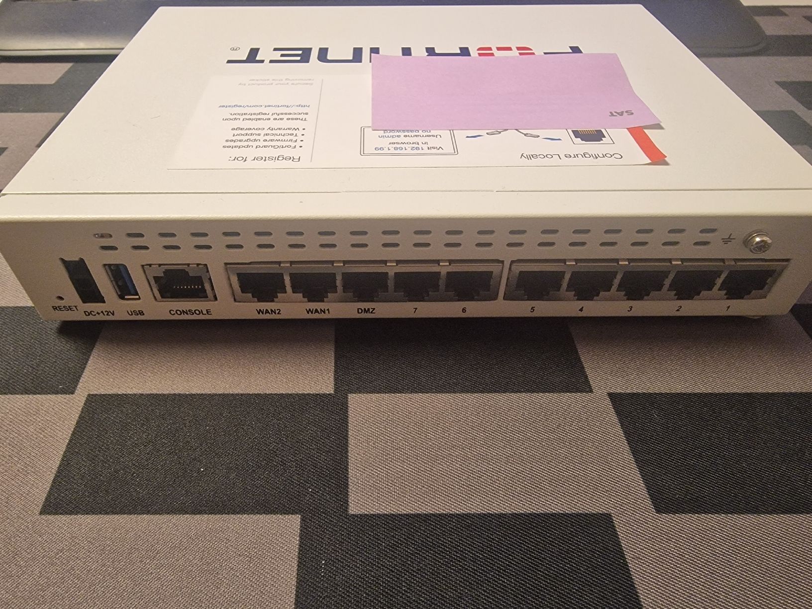 Fortinet Firewall: Fortinet FortiGate 60E Firewall – Usato da Nussbaumen AG venduto da brunofresco 2