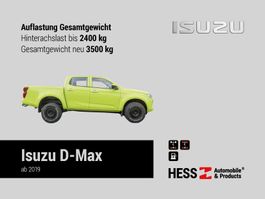 Auflastung Gesamtgewicht 3500 kg für Isuzu D-Max ab 2019