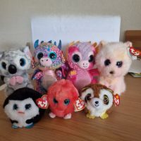 4x ty Beanie Boo und 3x ty puffies, neu m. Original-Etikette