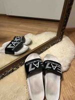 Badeschuhe EA7 Emporio Armani schwarz weiss akzeptabel