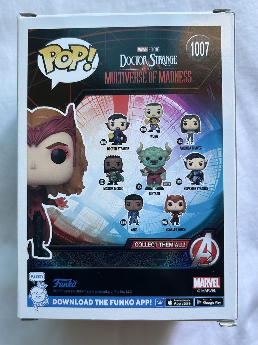 Funko Statuette: Funko Pop Marvel Wanda # 1007 – Usato da Prangins venduto da car_tv79 1