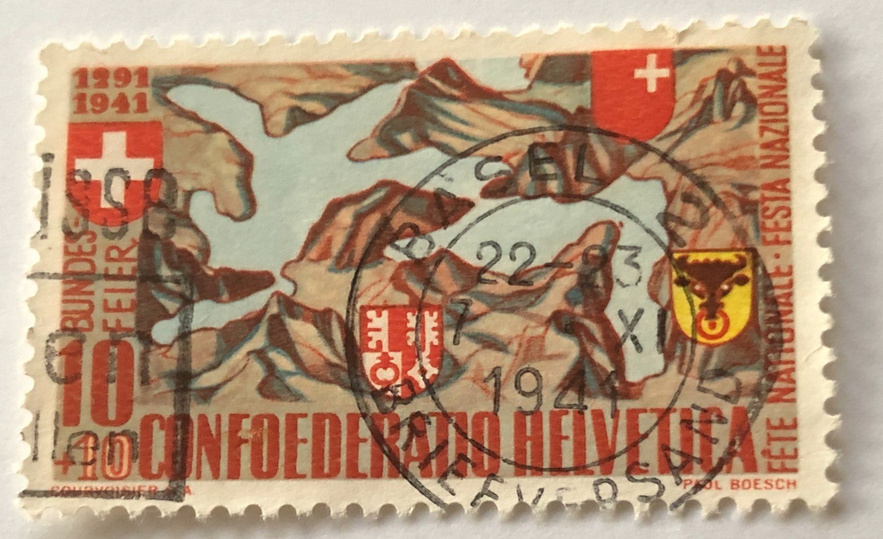 Tutti i francobolli: Nr.B 13  mit Vollstempel Basel – Usato da Aarau venduto da Billa007