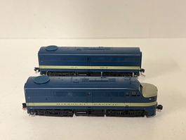 LIFE LIKE MISSOURI PACIFIC 2 Teilig Spur N Analog