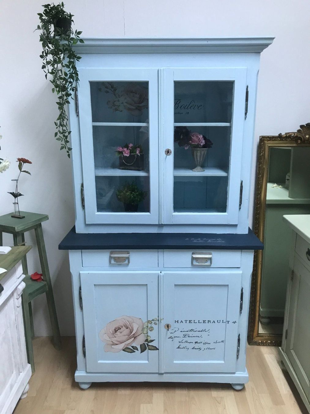 Büffets: Küchenbuffet Schrank Tanne shabby rose – Gebraucht aus Gränichen von boernies01 3