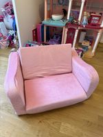 Kindersofa ausziehbar pink neuwertig