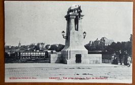 Lausanne - Vue sur le Pont (Montbenon)Chaudron - Animée 1917
