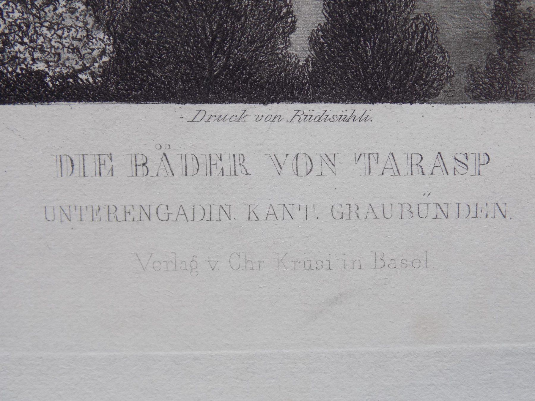 Gravures: Tarasp Bad – D'occasion à Risch par Rischli15 2