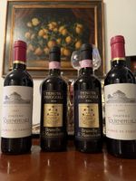 4 x 0,37 Flaschen Rotwein / Pomerol / Bordeaux / Montalcino