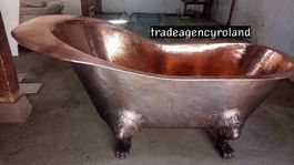 Badewanne Freistehende Kupfer Wanne Becken Kupferbadewanne