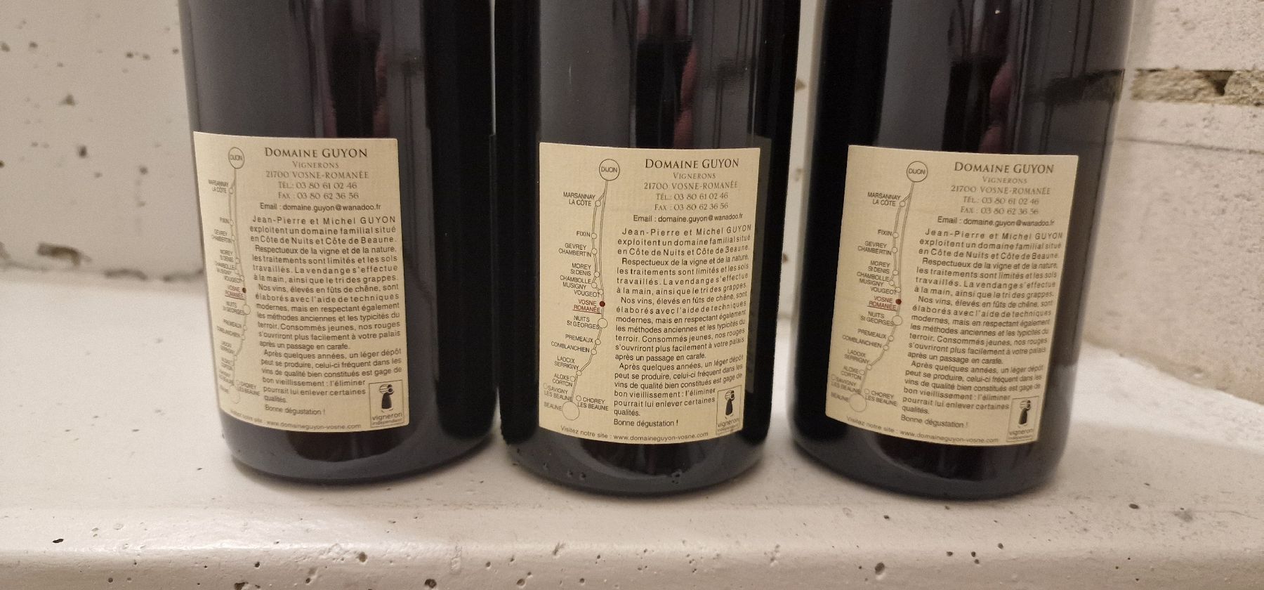 Vins: 3 Fl. Echezeaux Grand Cru Guyon 2008 – Neuf avec emballage d'origine à Unterstammheim par BurgundyPassion 3