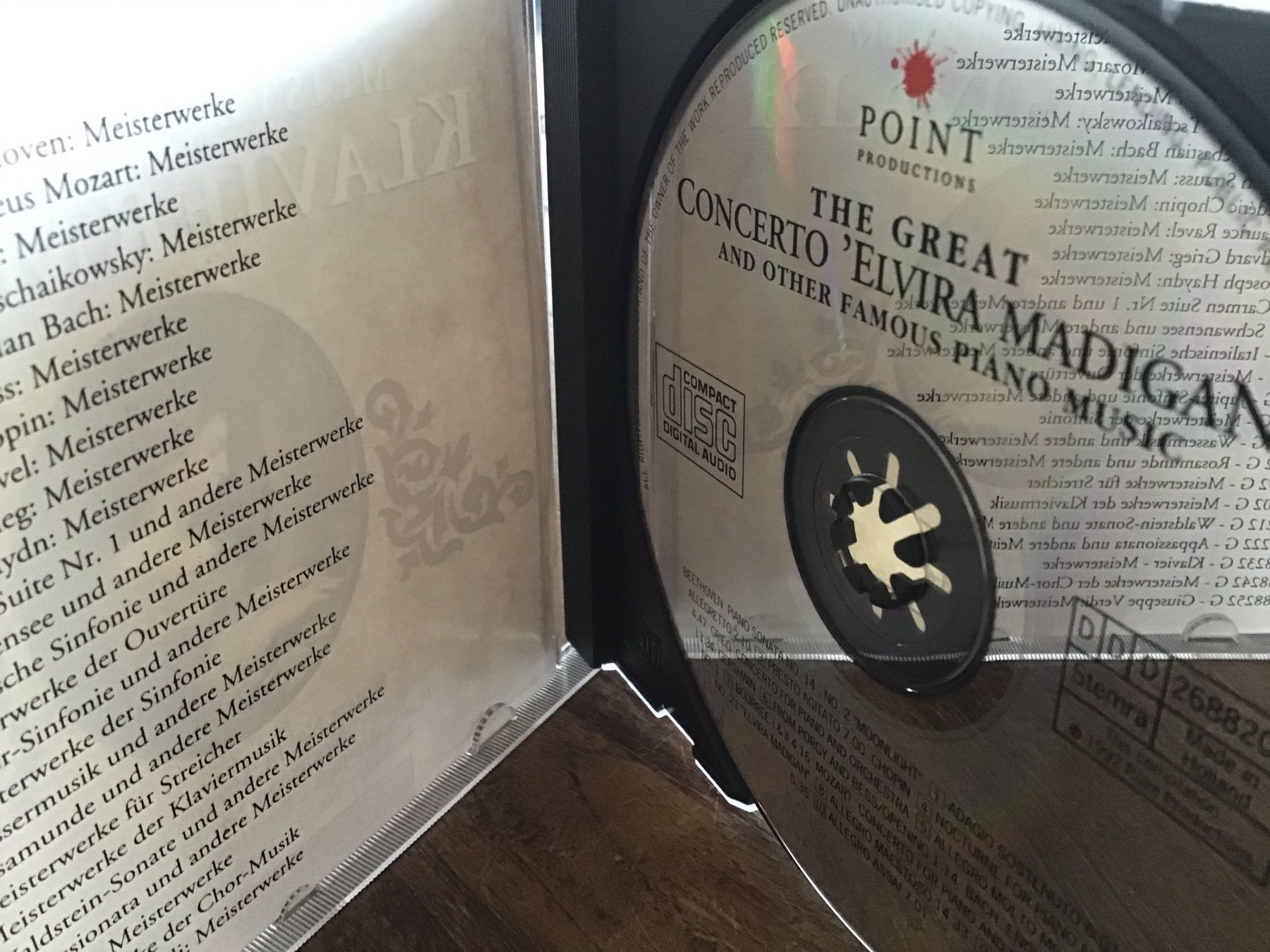 CD: Meisterwerke der Klaviermusik – Usato da Thierachern venduto da sweden08 2
