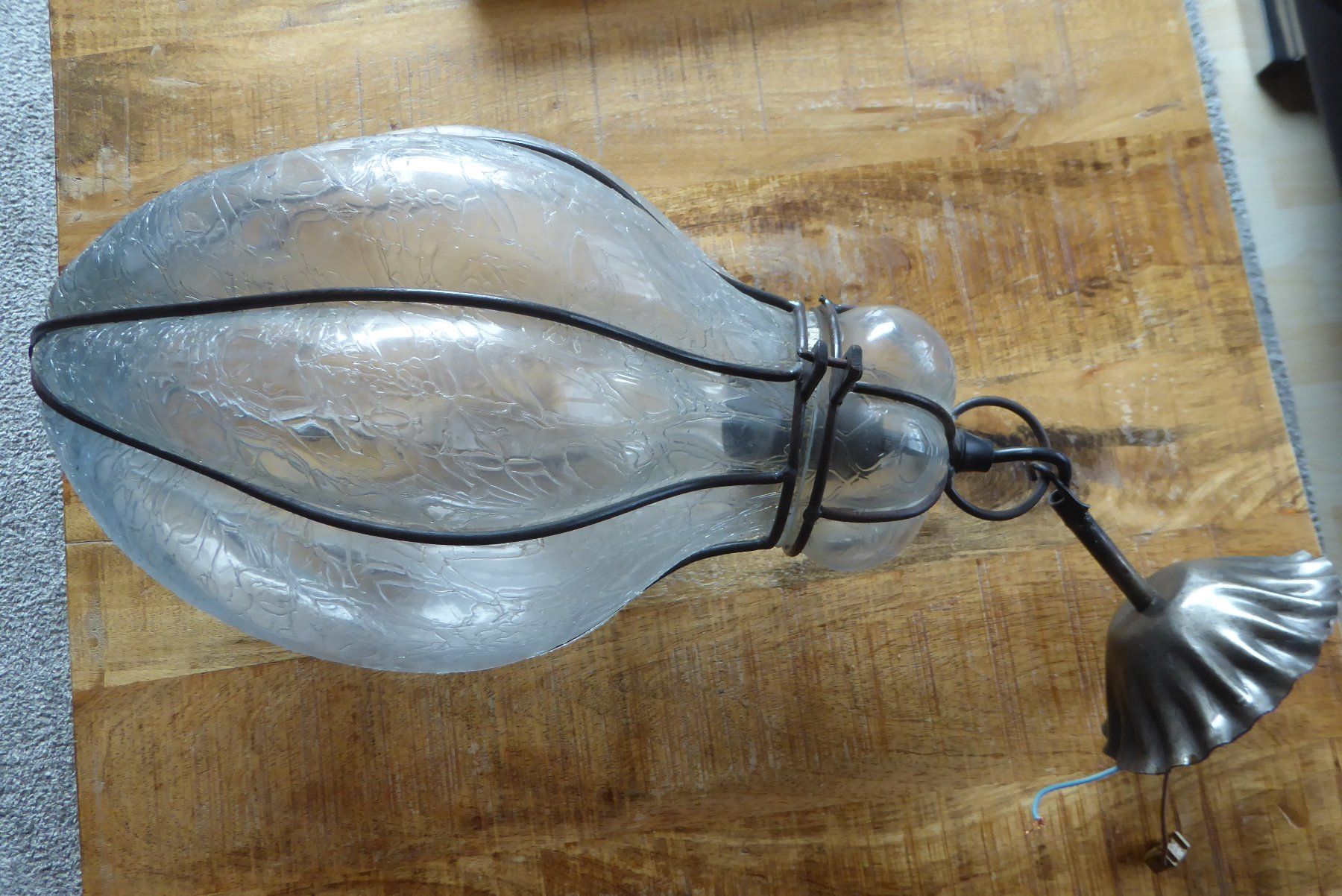 Lampadari & plafoniere: sehr schöne antike Lampe Handarbeit – Usato da Sargans venduto da Benziner 4