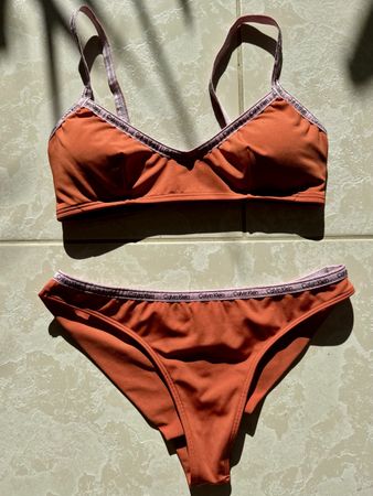 Bikini Set Calvin Klein orange Grösse S