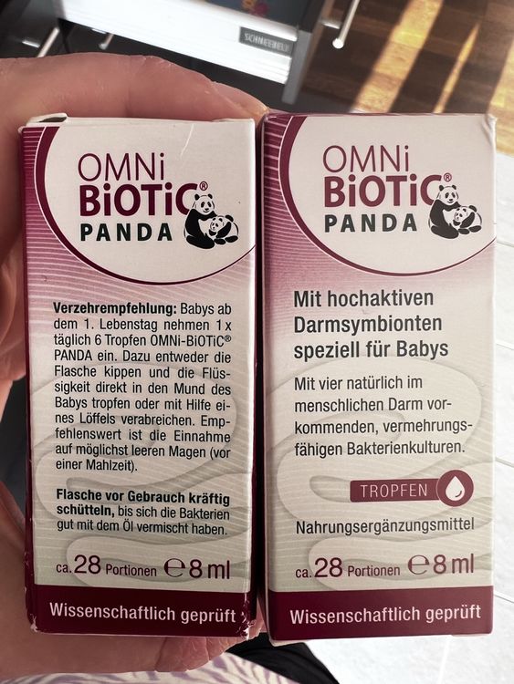 OMNi-BiOTiC Panda Tropfen – 2x 8ml (MHD 07/2026) (Neu und ...