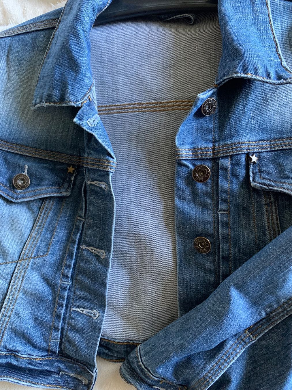 Yes Or No Giacche: Kurze Jeansjacke mit 7/8 Ärmeln Gr.L/XL – Usato da Heiden venduto da andraaa 4