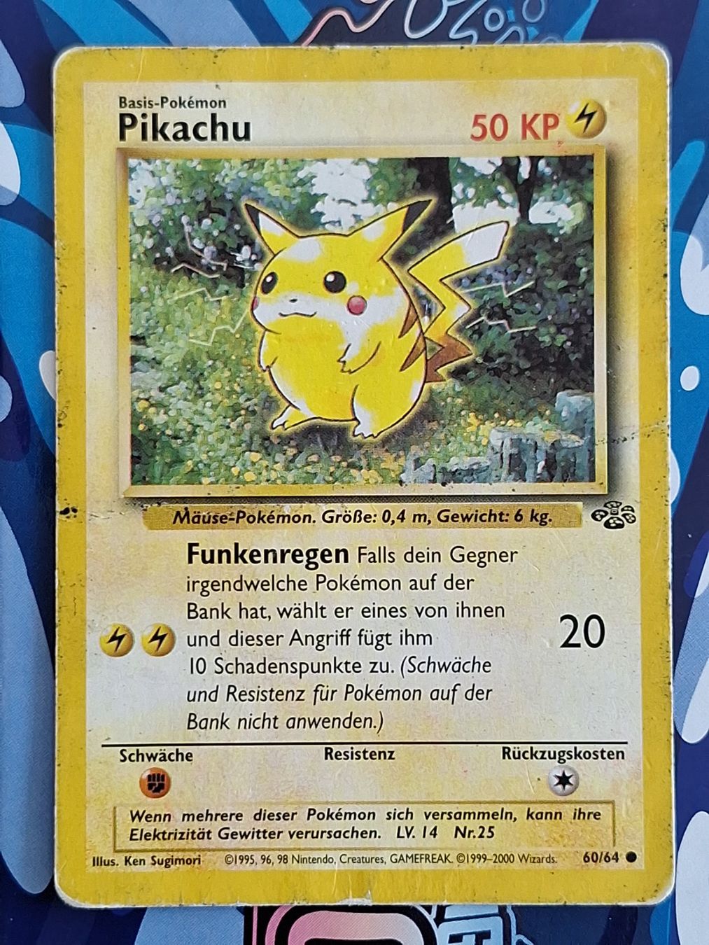 Pokémon Sammelbilder & Trading cards: Pikachu Dschungel  #Ord3 – Gebraucht aus Altstätten SG von GGsGameshop