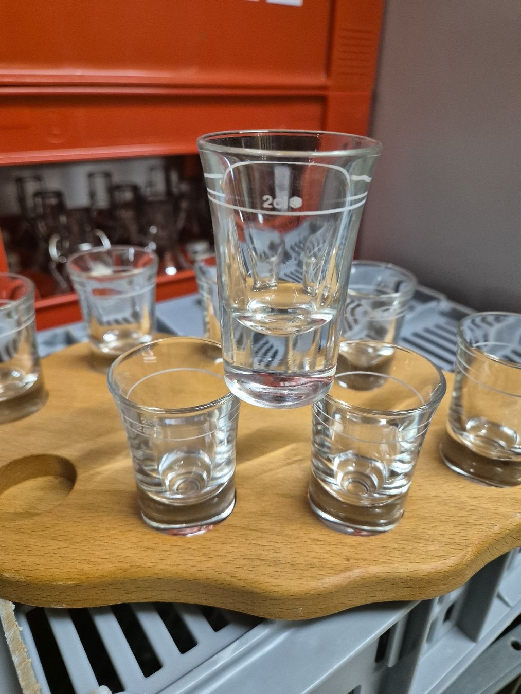 Piatti di portata: 8er Shotbrett 2cl in Blattform – Usato da Oberarth venduto da yannick-1995 2