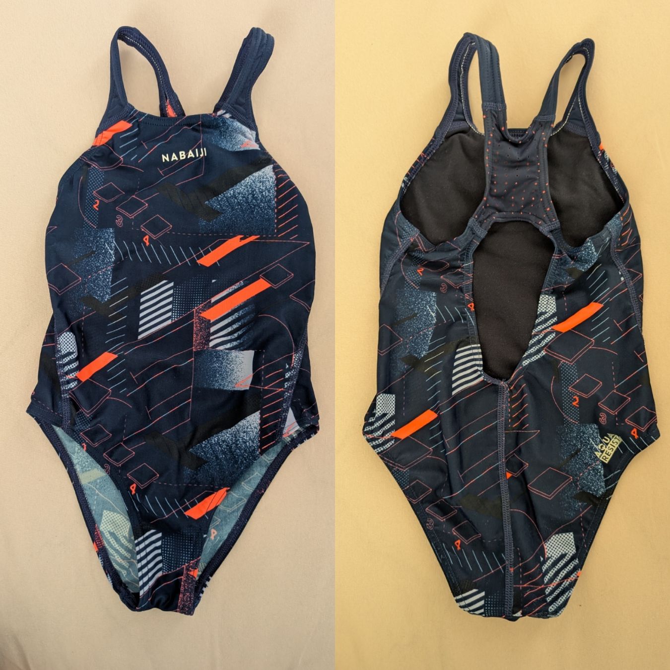 Decathlon Costumi da bagno & Bikini: NEU Badeanzug Kind Gr. 110 bis 116 – Nuovo e nell'imballaggio originale da Rothenburg venduto da Sonne0310