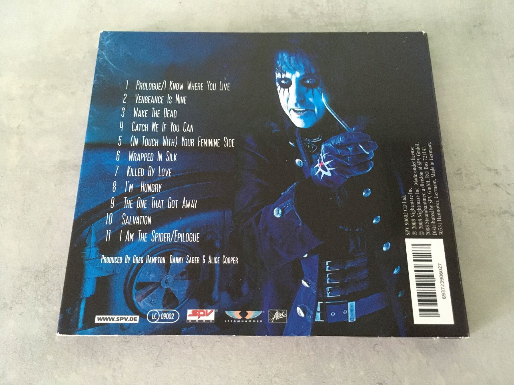CD: Alice Cooper - Along came a spider -CD- Digipak 2008 – Usato da St.Gallen venduto da MedienJoe 1