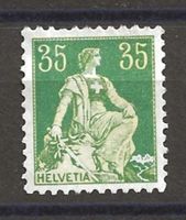Briefmarke Schweiz 1933 *  :Mi:CH 105z, Zum: 111z