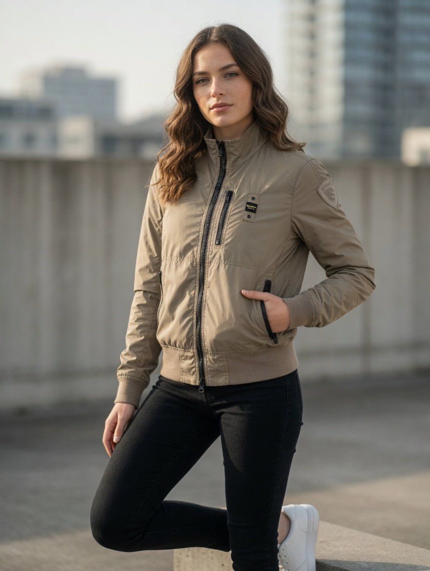 Jacken: Giacca Blauer Donna Beige Taglia S – Gebraucht aus Magliaso von FayelePremium