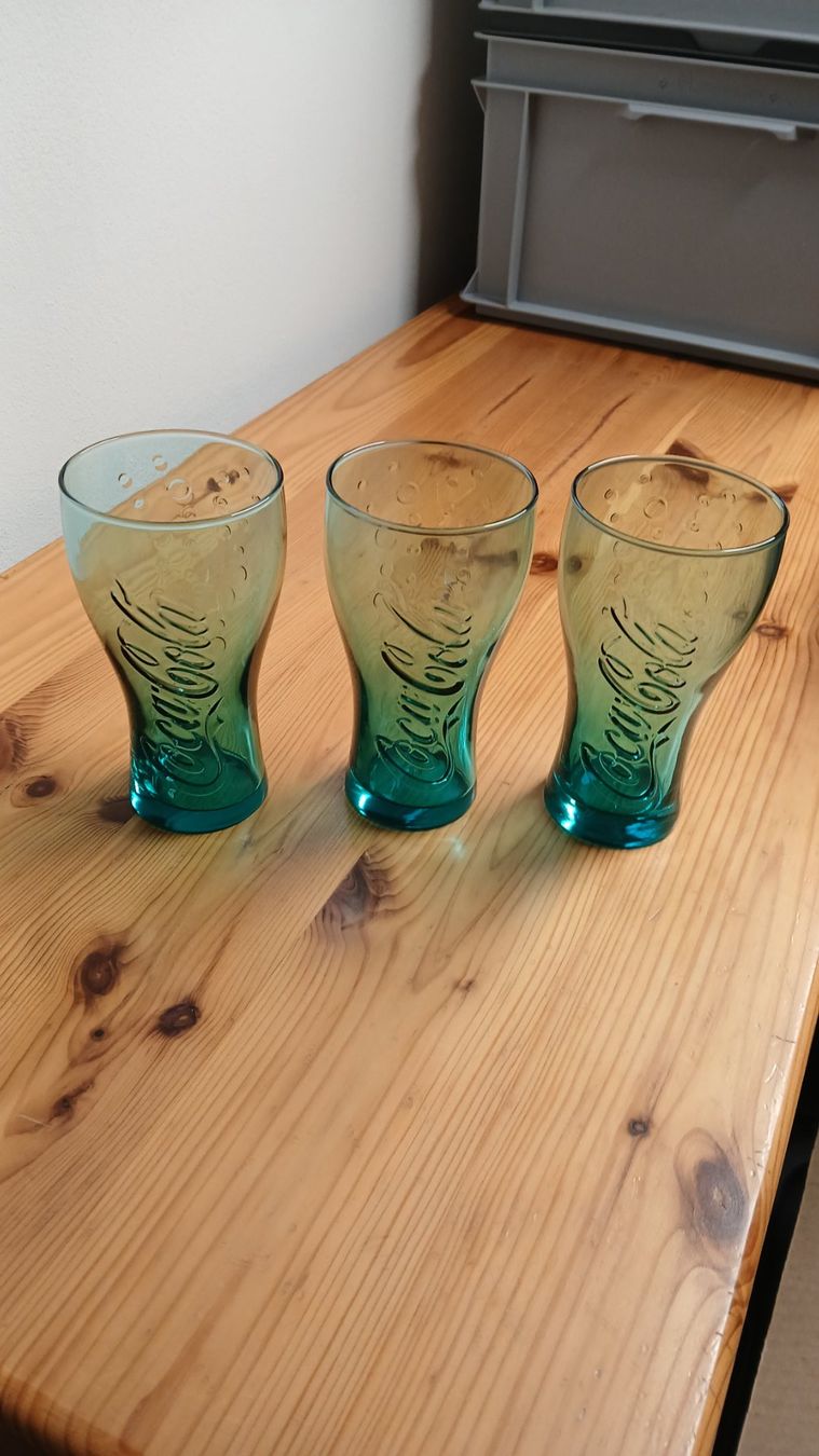 Bicchieri: Lot verres coca cola – Nuovo (secondo la descrizione) da Condémines (Nendaz venduto da Dr.Sub 2